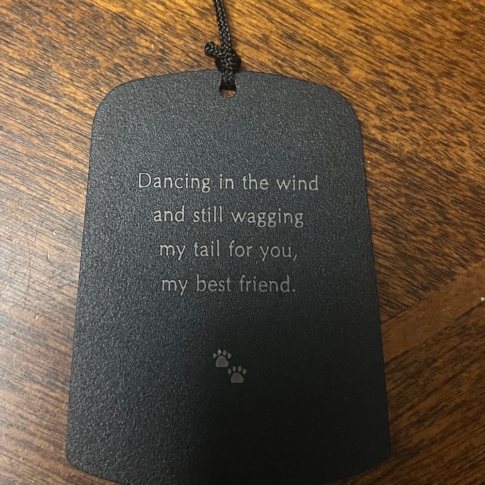 Black Pet Memorial Windchimes, New